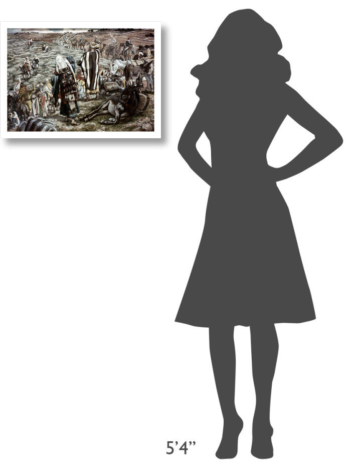 "Jesus Lost" Digital Paper Print by James Tissot, 24"x17"