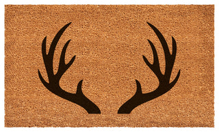 Calloway Mills Antler Monogram Doormat, 24"x48", Letter NP