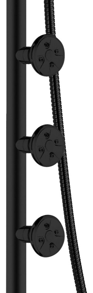 PULSE 1089-MB ShowerSpas Lanai Matte Black Shower System