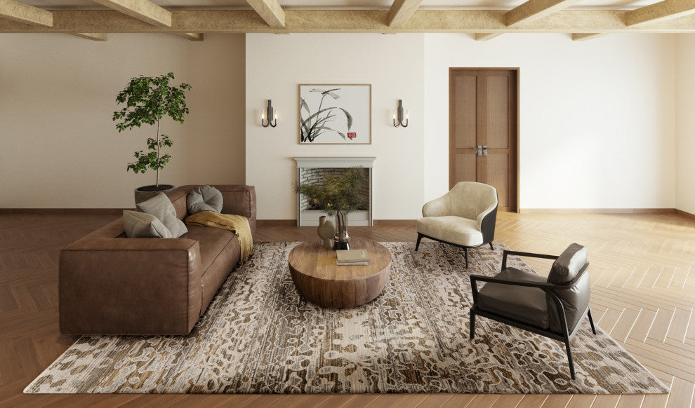 Dalyn Denizi DZ6 Mocha 5'3"x7'8" Rug