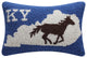 Kentucky Horse Hook Pillow