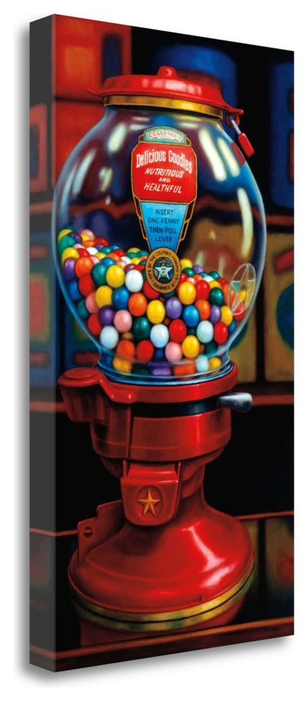 "Gumball Machine IV" By Tr Colletta, Giclee Print on Gallery Wrap Canvas