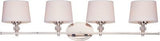 Maxim Lighting Rondo 4-Light Bath Vanity Polished Nickel - 12764WTPN