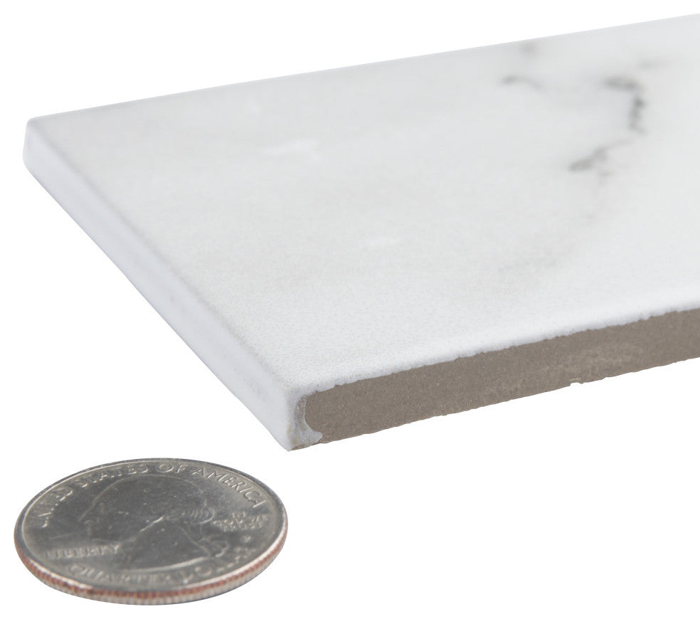 Tinos White Porcelain Floor and Wall Tile