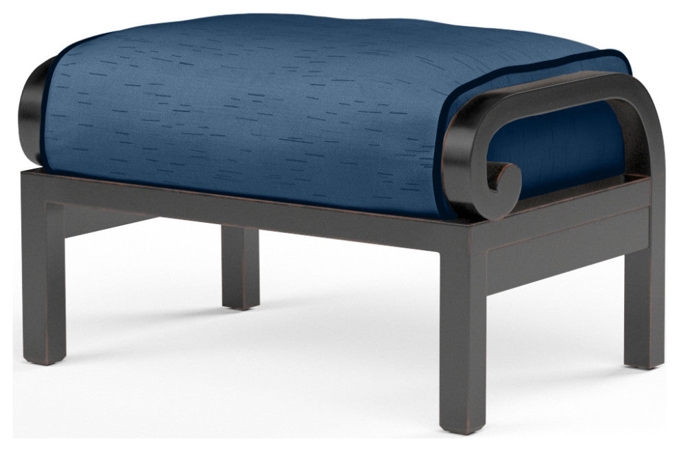 Monterey Aluminum Frame Sunbrella Upholstered Outdoor Ottoman