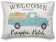 Welcome to Our Pumpkin Patch Throw Pillow