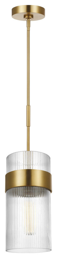 Generation Lighting, CP1171BBS, Large Pendant, Burnished Brass