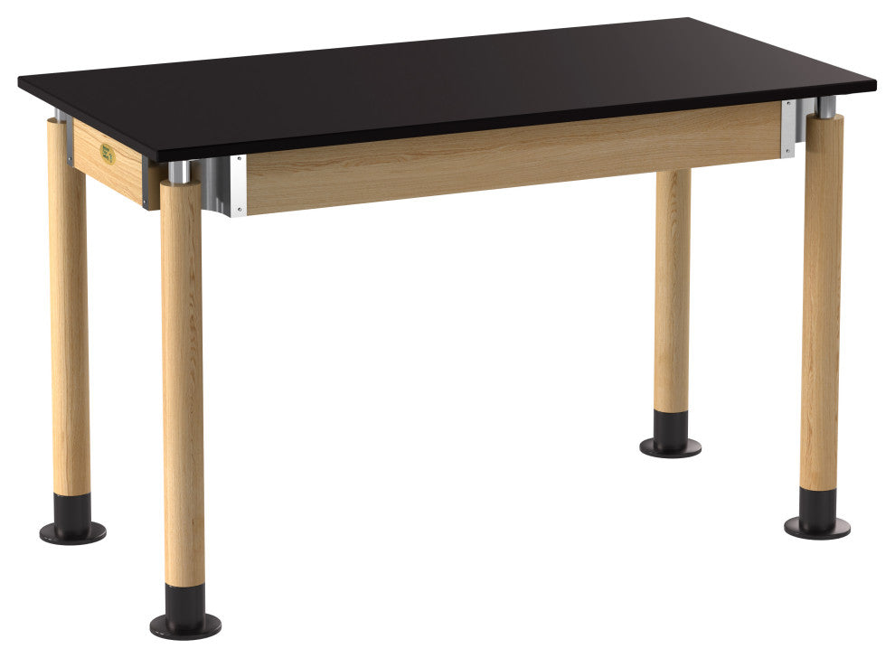 NPS Signature Science Lab Table, Oak, 24 x 48, Phenolic Top