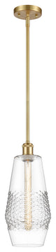 Innovations 516-1S-SG-G682-7 1-Light Mini Pendant, Satin Gold