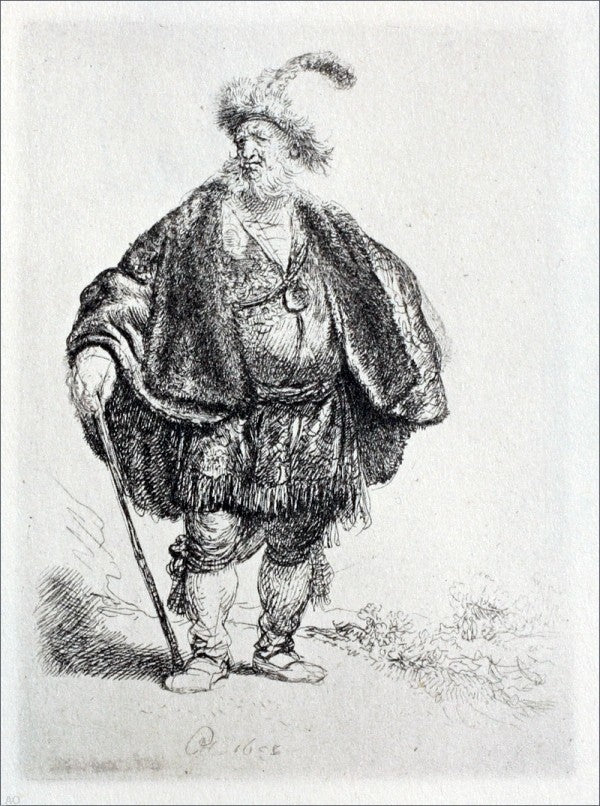 Rembrandt Van Rijn The Persian, Gallery Wrapped Canvas Print, 21"x28"