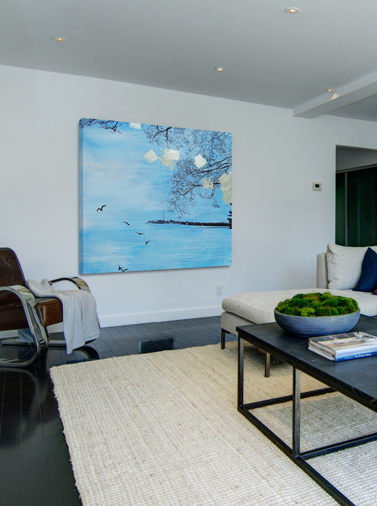 "New Bedford Harbor" Print on Canvas by Tracy Silva Barbosa