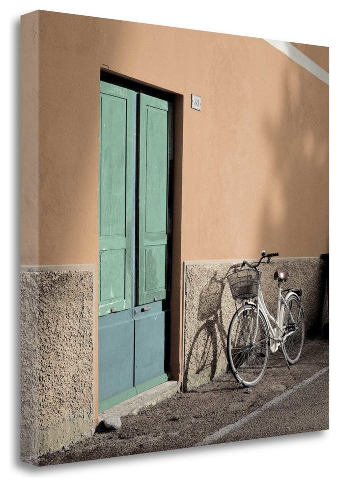 "Liguria Bicycle" By Alan Blaustein, Giclee Print on Gallery Wrap Canvas