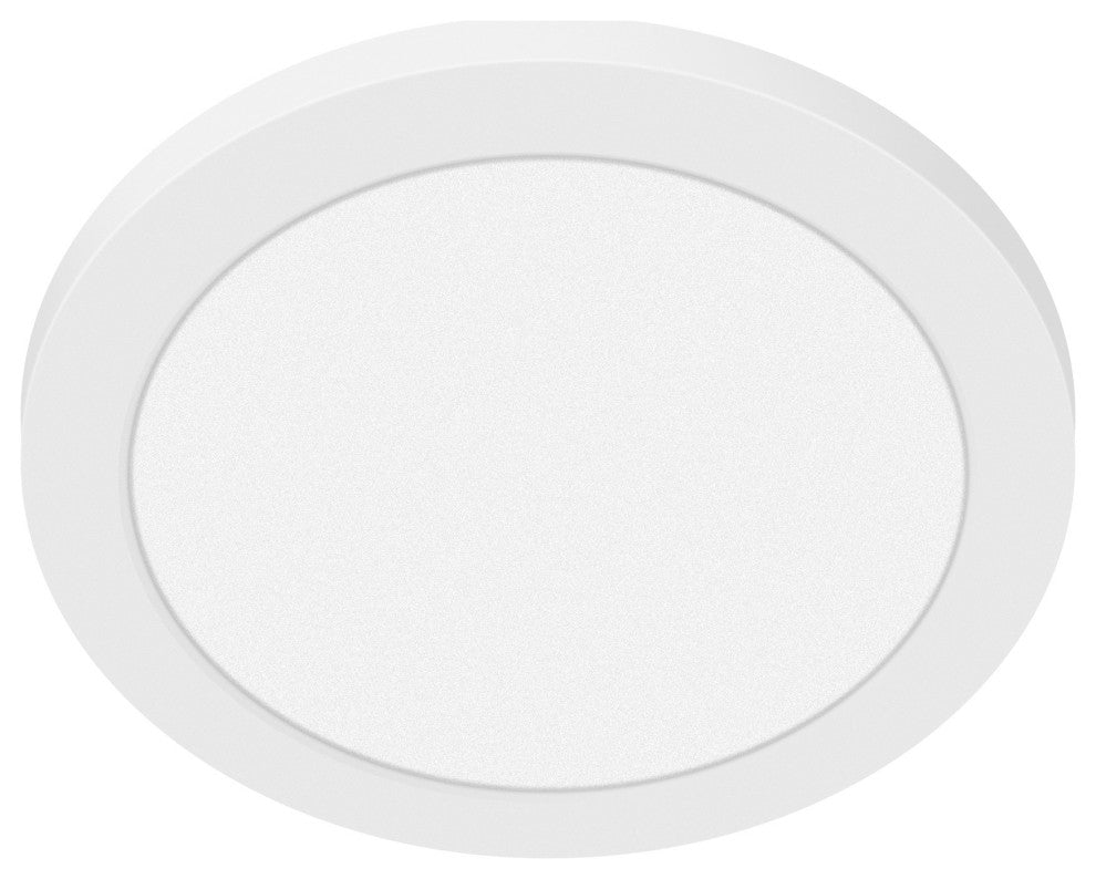Access Lighting 20830LEDD ModPLUS 7"W LED Flush Mount Drum - Brushed Steel /
