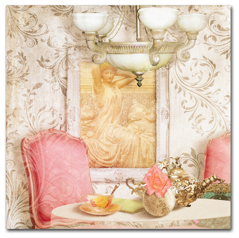 Tina Lavoie 'Hotel Regina Paris Tea Room I' Canvas Art, 18" x 18"