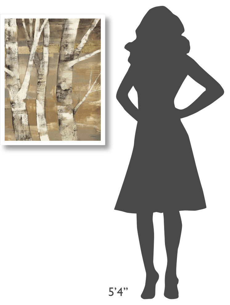 "Wandering Through the Birches II" Paper Print by Albena Hristova, 24"x30"
