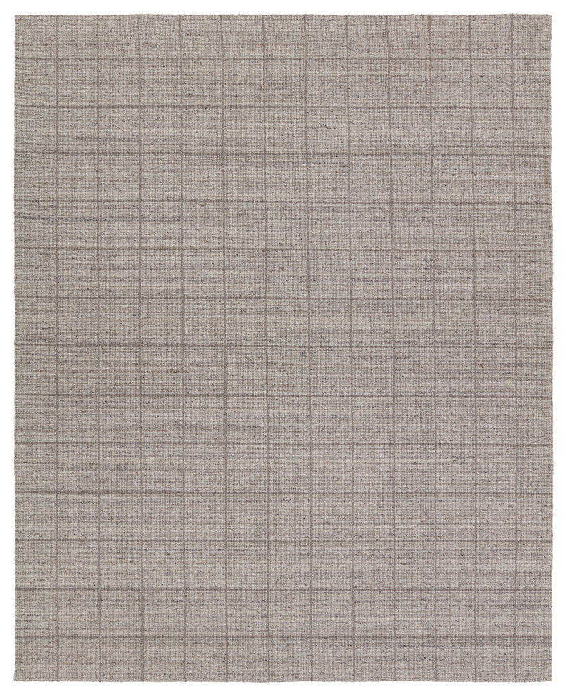 Jaipur Living Club Handmade Striped Gray/ Taupe Area Rug 10'X14'