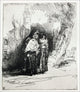 Rembrandt Van Rijn The Spanish Gypsy, Gallery Wrapped Canvas Print, 20"x25"
