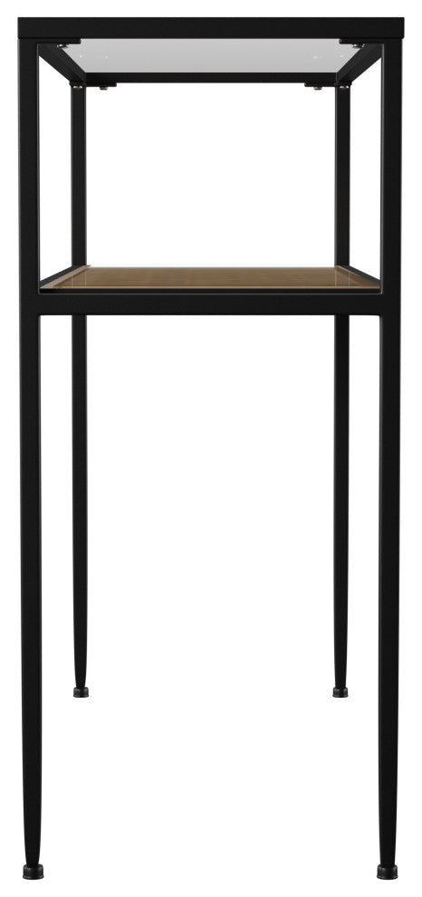 Sheringham Glass-Top Console Table