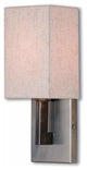 Meridian 1-Light ADA Wall Sconce, Brushed Nickel