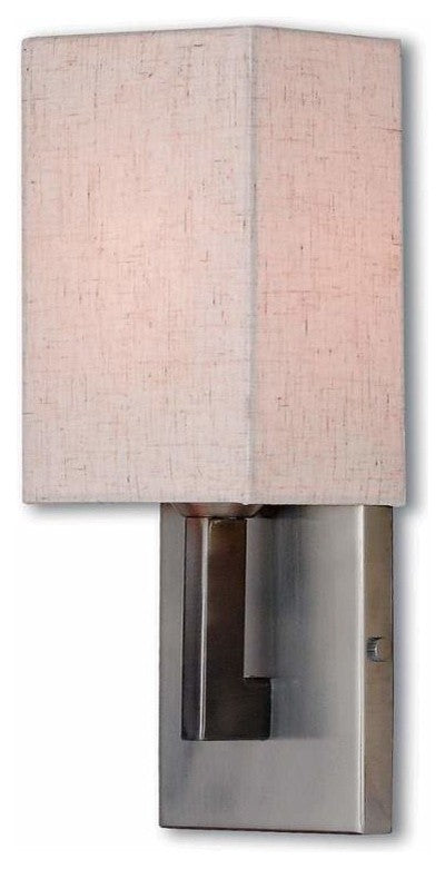 Meridian 1-Light ADA Wall Sconce, Brushed Nickel