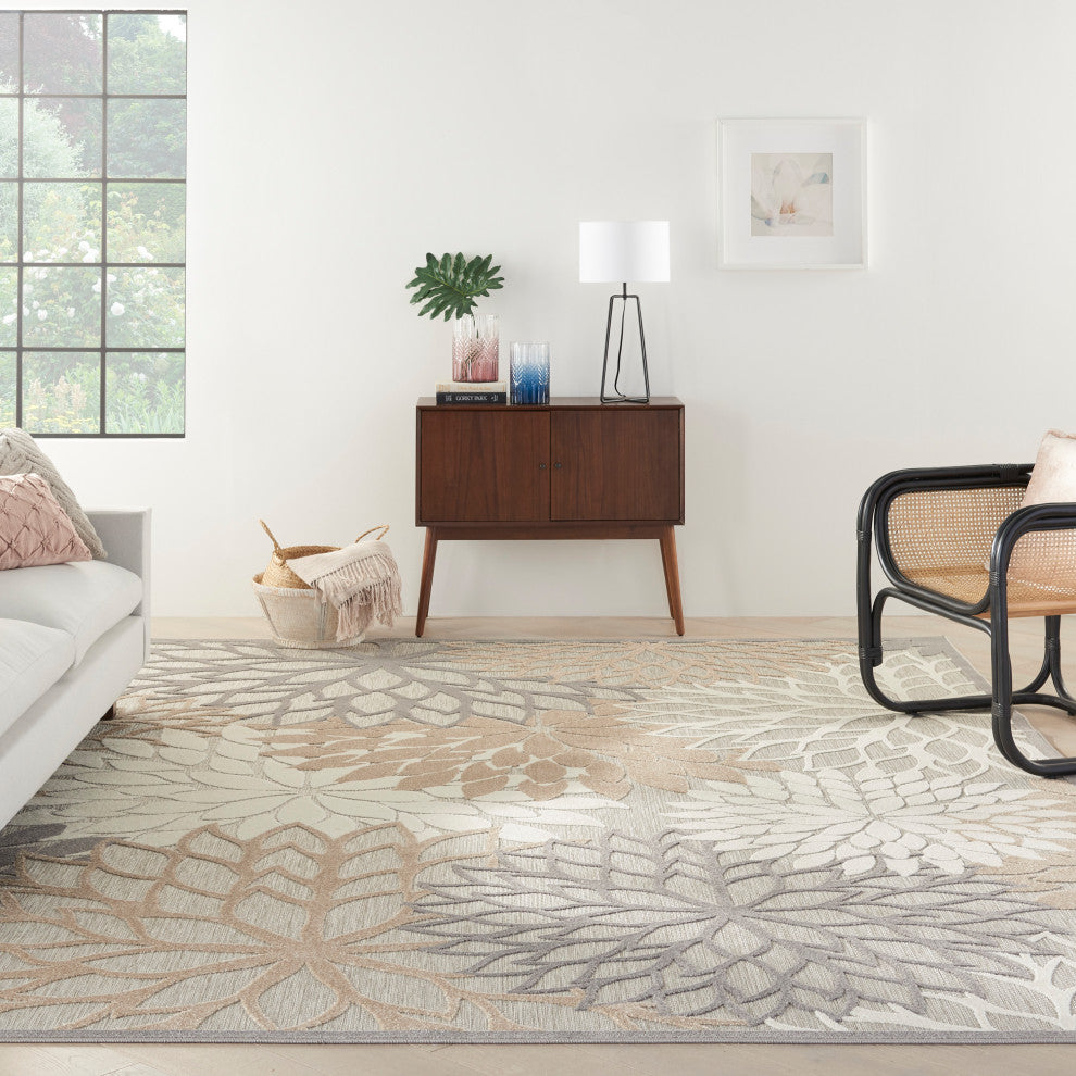 Nourison Aloha 12' x 15' Natural Tropical Area Rug