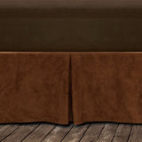 Microfiber Suede Bedskirt, Full