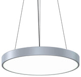 Sonneman 3744-24-30 Pi 24"W LED Suspension Pendant - 3000K - Bright Satin