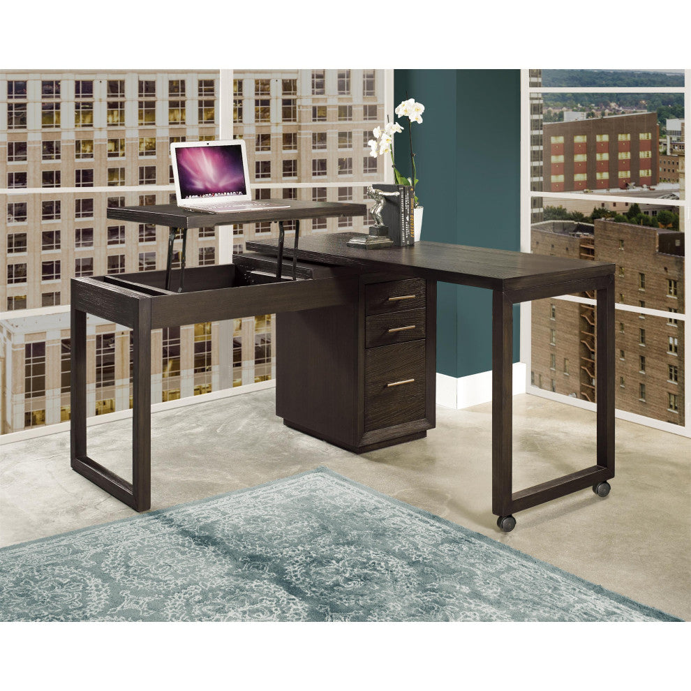 Riverside Furniture Prelude Swivel Lift Top L-Desk