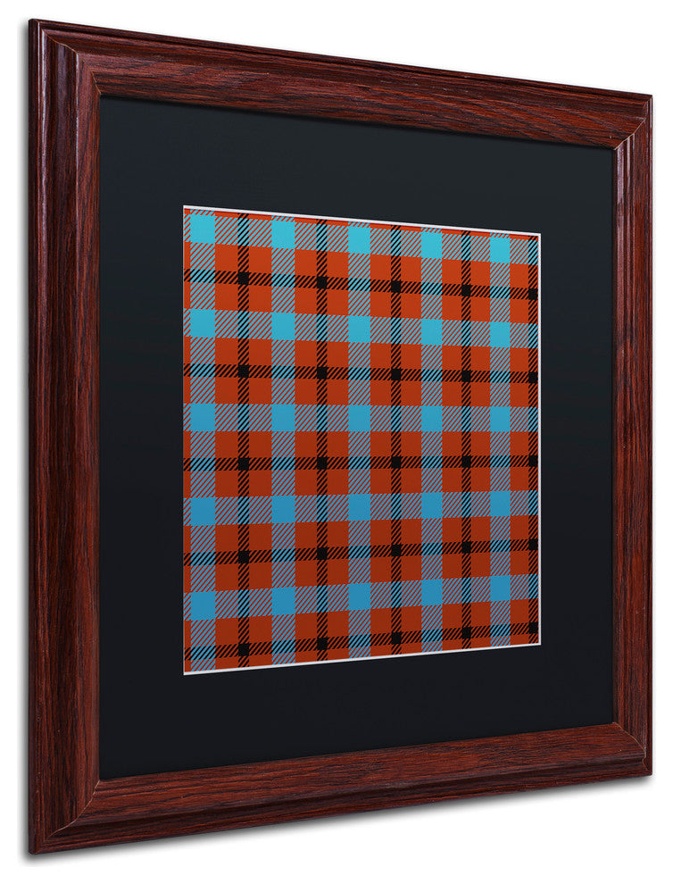 Color Bakery ''Group 06 A'' Matted Framed Art, Wood Frame, Black Mat, 16x16