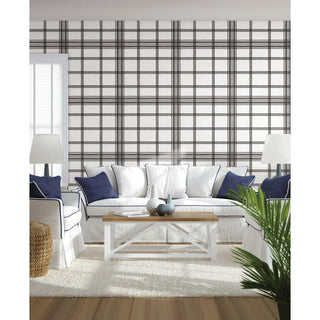 Charter Plaid Wallpaper