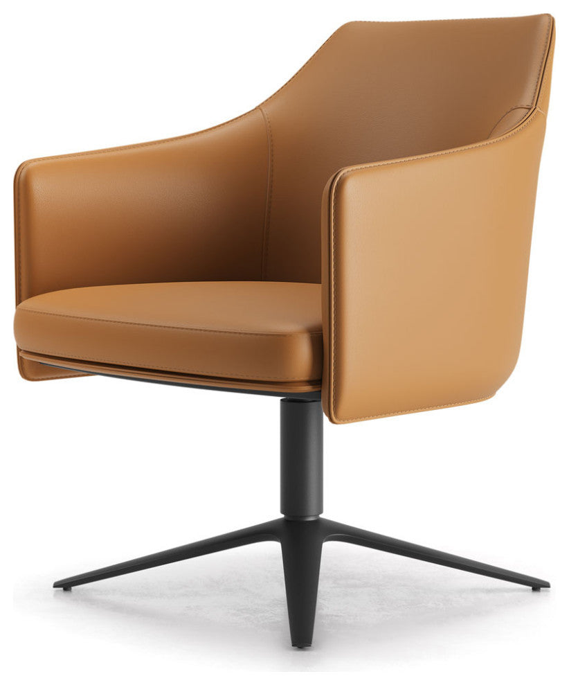 Burnley Accent Chair Turmeric Leather