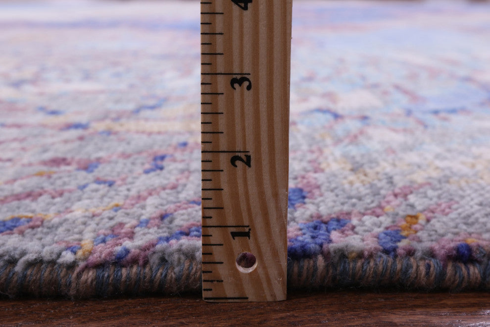 Modern Handmade Wool Rug 9' 3" X 11' 11" Q9396