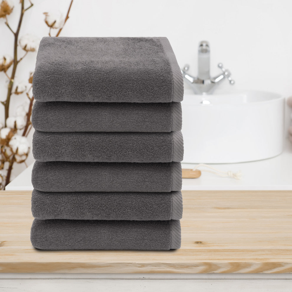 Linum Home Textiles 100% Turkish Cotton Ediree Hand Towels (Set of 6)