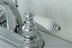 Kingston Brass 4" Centerset Bathroom Faucet, Polished Chrome