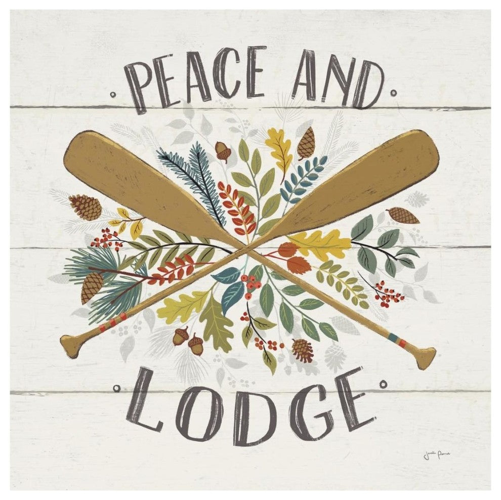 "Peace and Lodge IV" Digital Paper Print by Janelle Penner, 20"x20"