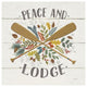 "Peace and Lodge IV" Digital Paper Print by Janelle Penner, 20"x20"