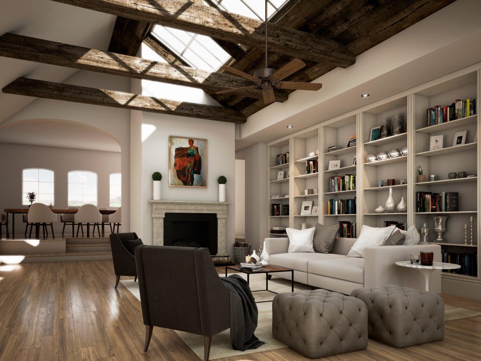 Casablanca 54" Panama DC Brushed Cocoa Ceiling Fan With Handheld Remote