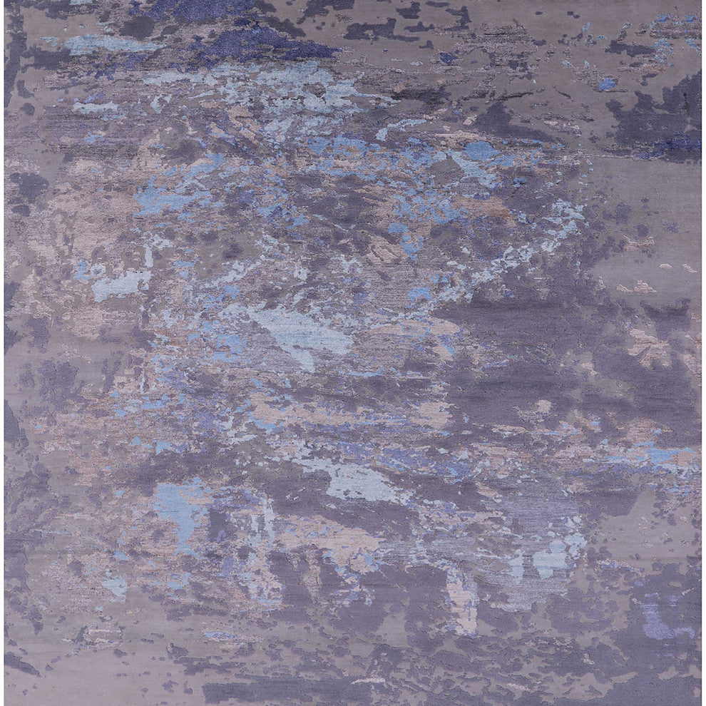 Ahgly Company Indoor Square Mid-Century Modern Area Rugs, 5' Square