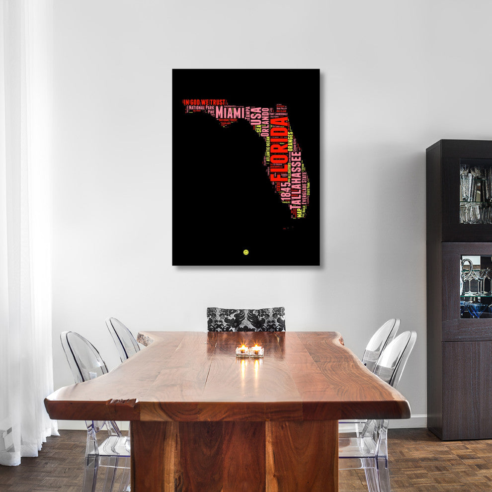 "Florida Word Cloud 1" Fine Art Print