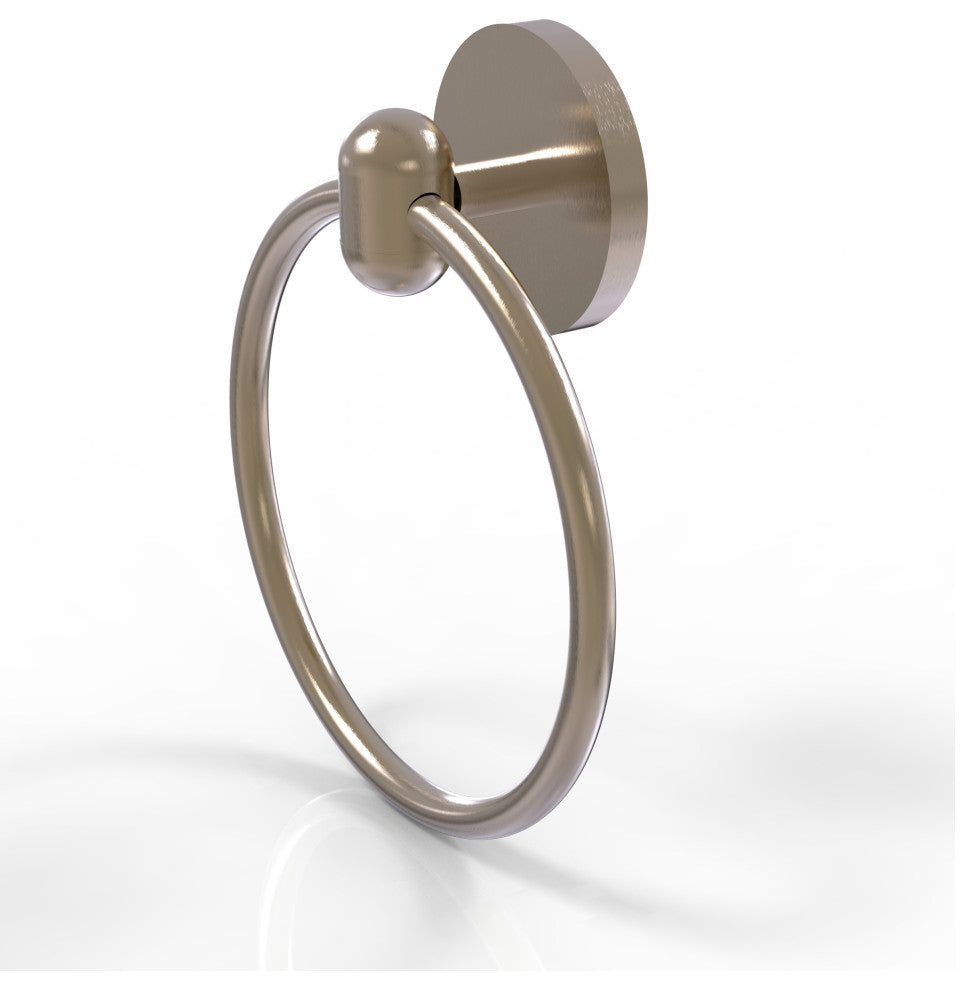 Tango Towel Ring, Antique Pewter