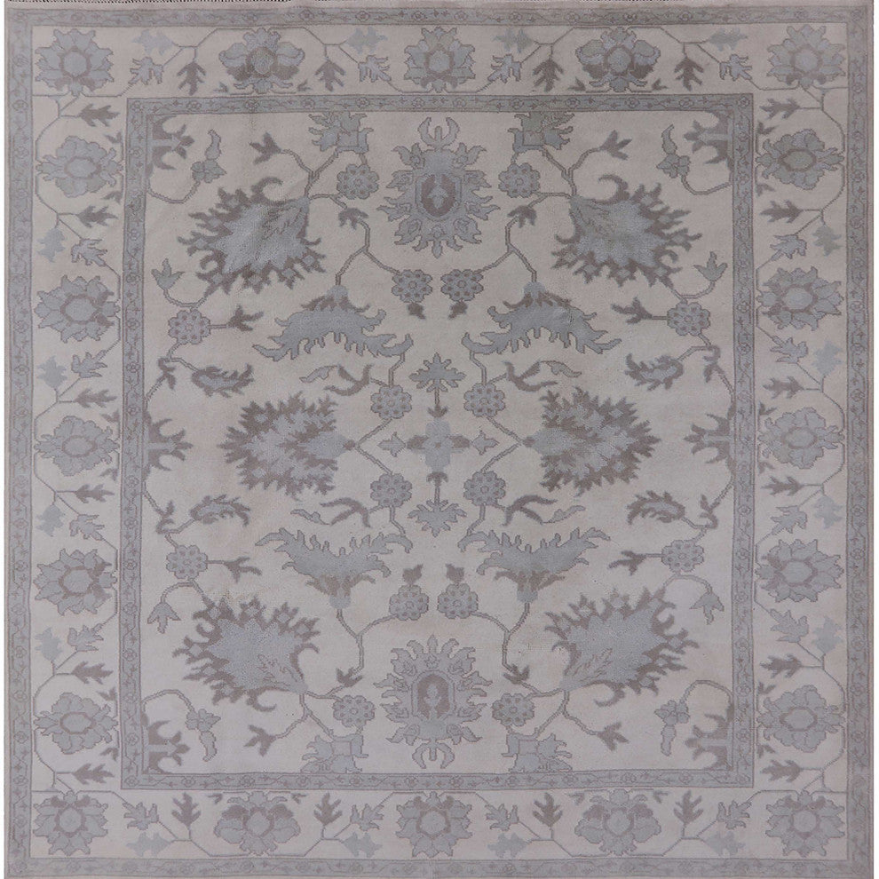 Ahgly Company Indoor Square Mid-Century Modern Area Rugs, 5' Square