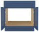 Vanity Art Vanity Base Cabinet, No Top, 33", Blue