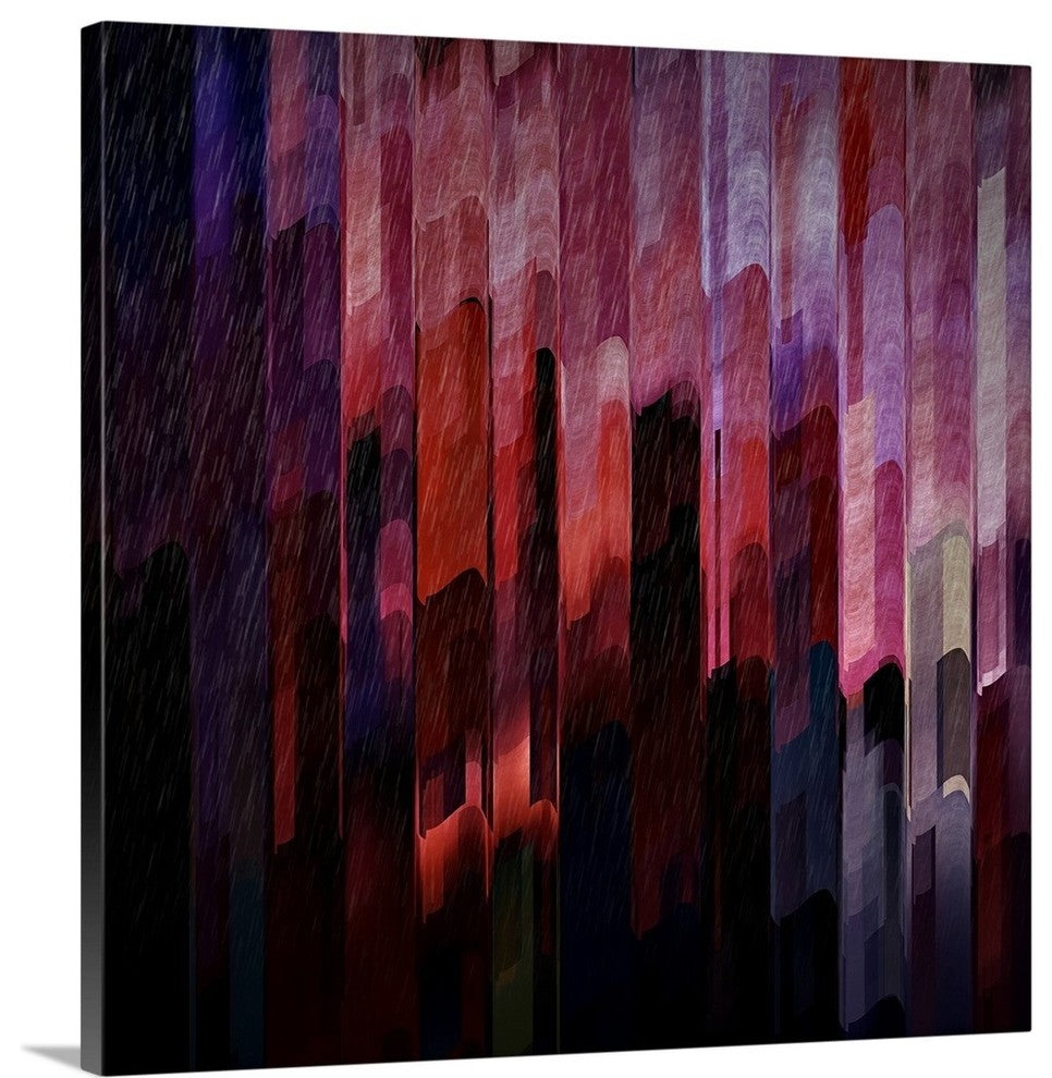 "In Rain" Wrapped Canvas Art Print, 24"x24"x1.5"
