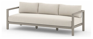 Sonoma Outdoor Sofa-88"-Grey/Faye Sand