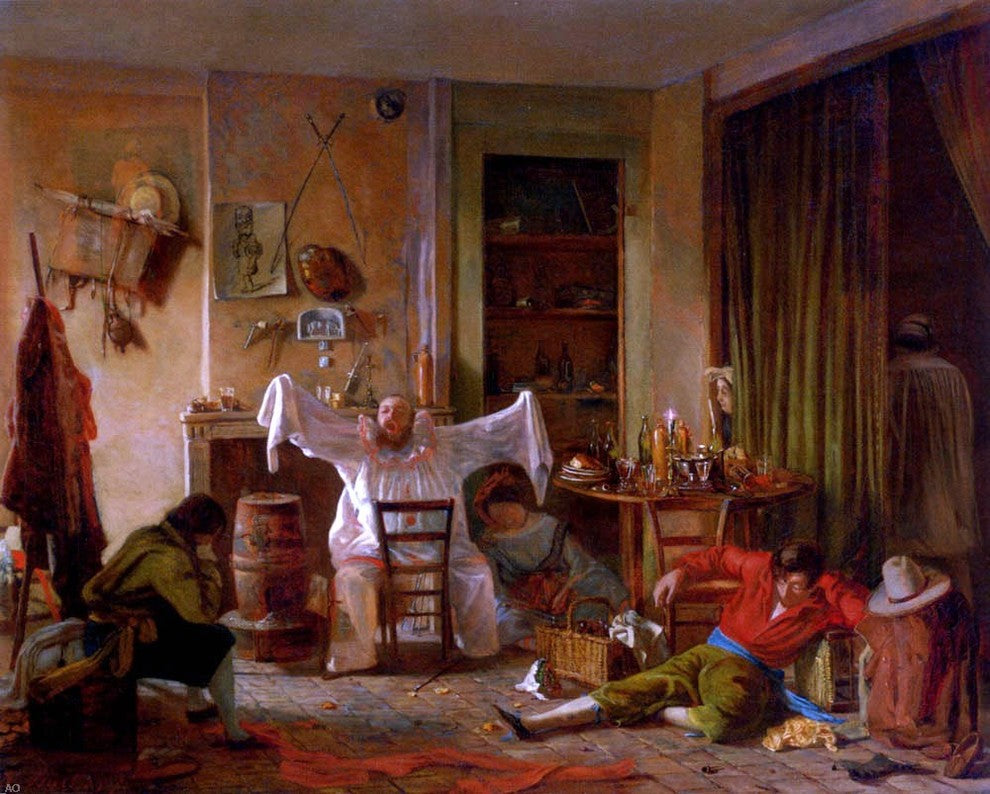 Antoine Jean Bail After The Performance, 20"x25" Gallery Wrapped Canvas Print