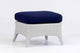 Bahia Rustic White Ottoman, Trinidad Sun-N-Shade