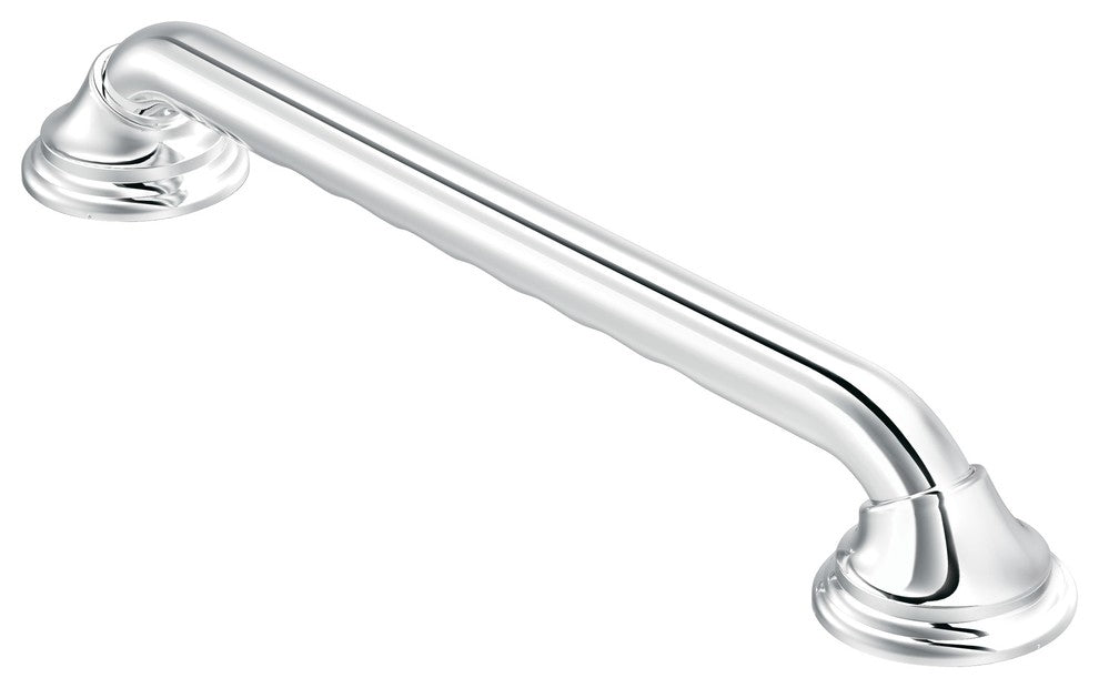 Moen R8712D3GCH 12" Designer Grab Bar, Chrome