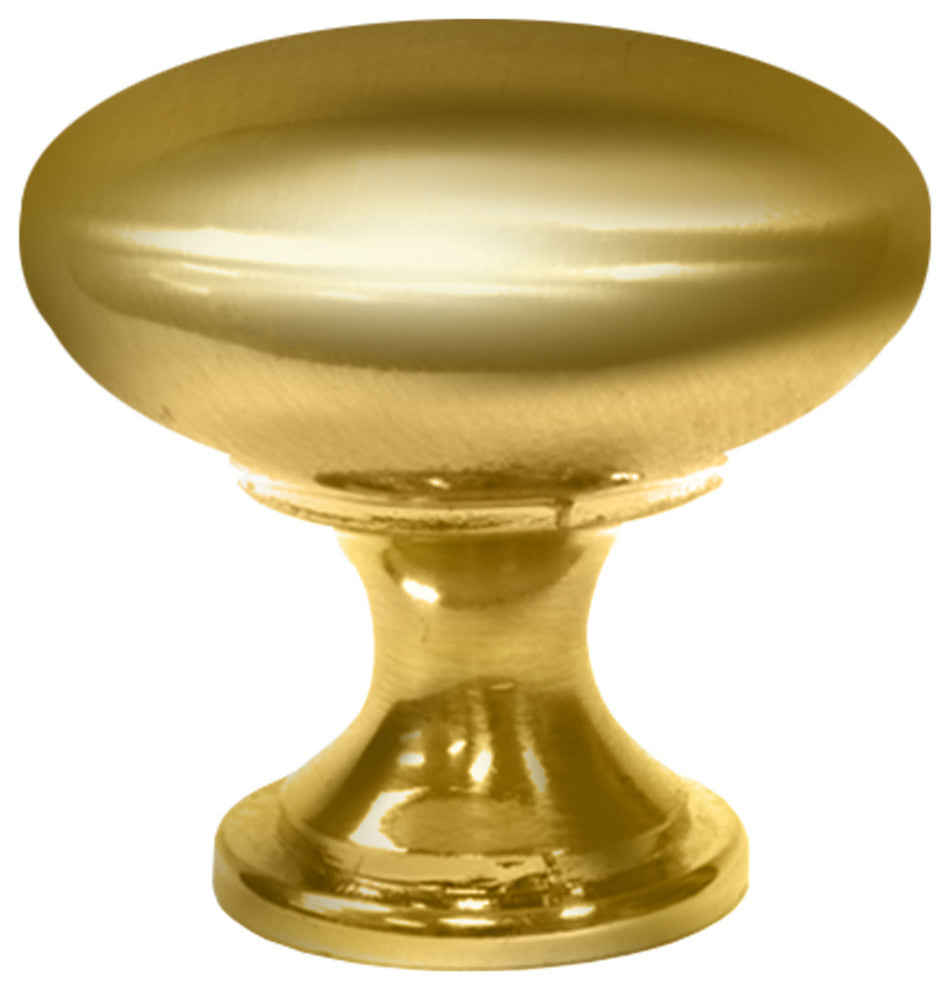LessCare 1.125" Knob Door or Drawer Pull, P-12 Gold