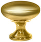 LessCare 1.125" Knob Door or Drawer Pull, P-12 Gold