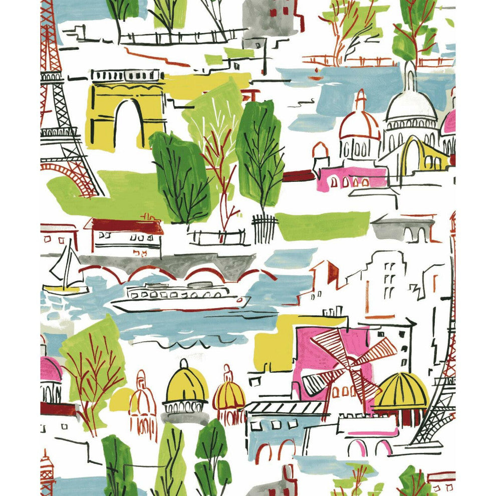 Arrondissement Peel & Stick Wallpaper